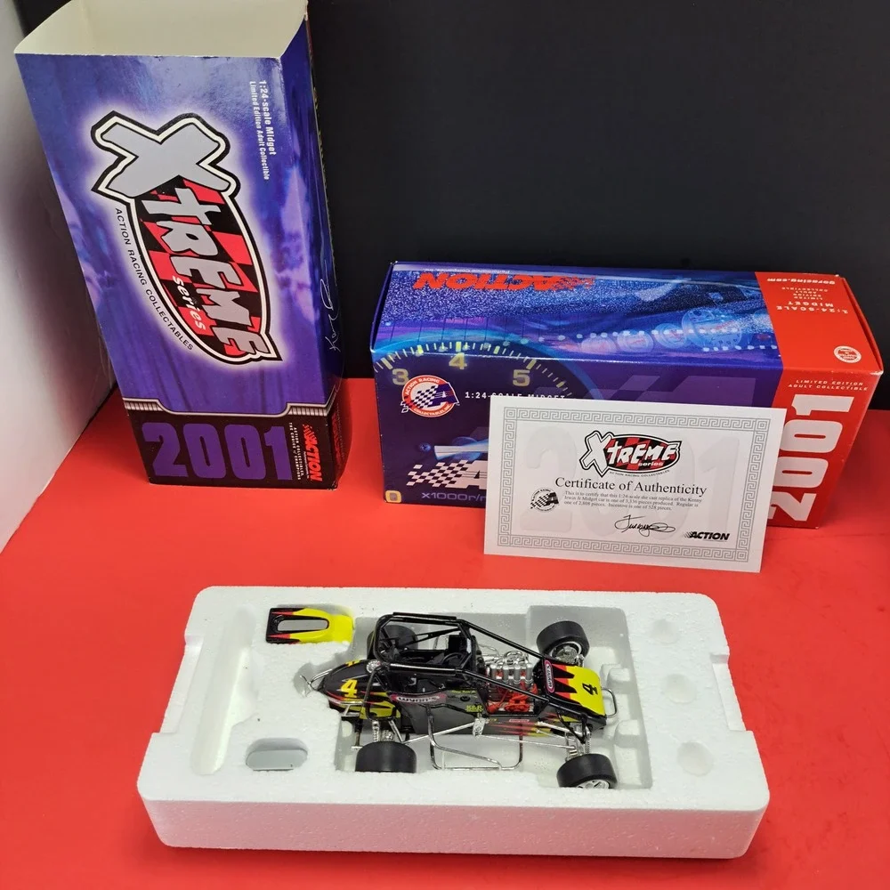 Action Racing Kenny Irwin #4 Wynn's 1994 Midget 1:24 Black Excellent Limited Ed